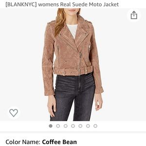 Coffee bean blanknyc moto jacket